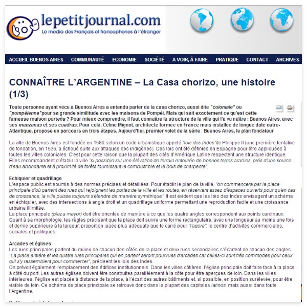 Le Petit Journal – 12/2009